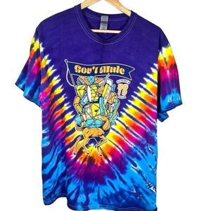 Tie Dye 2019 Gov't Mule Tour T-Shirt Size XL